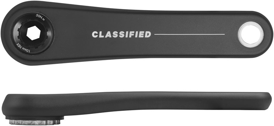Classified Aero Road Crankset 11 Speed 170mm DUB No Chainring Black