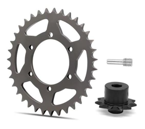 7075 Aluminum Front & Rear Hub Chain Sprocket Upgrade Parts for LOSI 1/4″