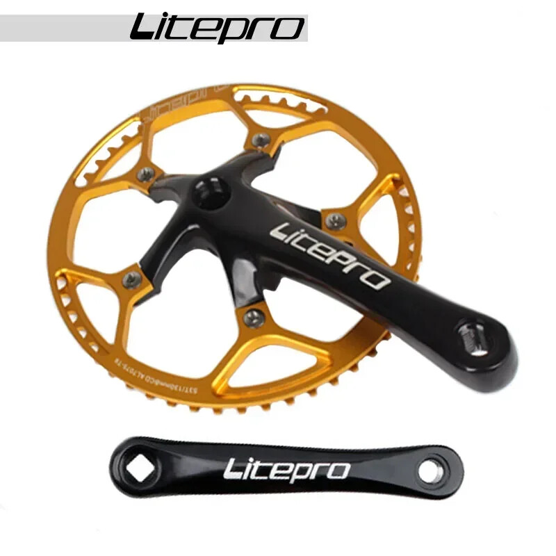 170mm Gravel Road Bike Crank Arm 130 BCD 45T 47T 53T 56T 58T Chainring Crankset