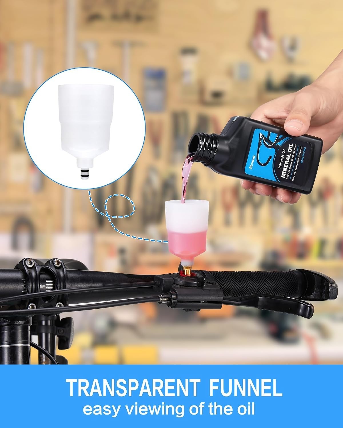 Essential Shimano Brake Bleed Kit – 150ML Mineral Oil & Durable Components