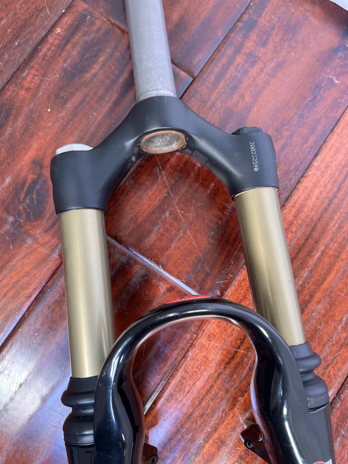 Vintage Manitou Black Fork 1-1/8” 100mm QR Disc/Rim 26″ leaking oil Retro MTB