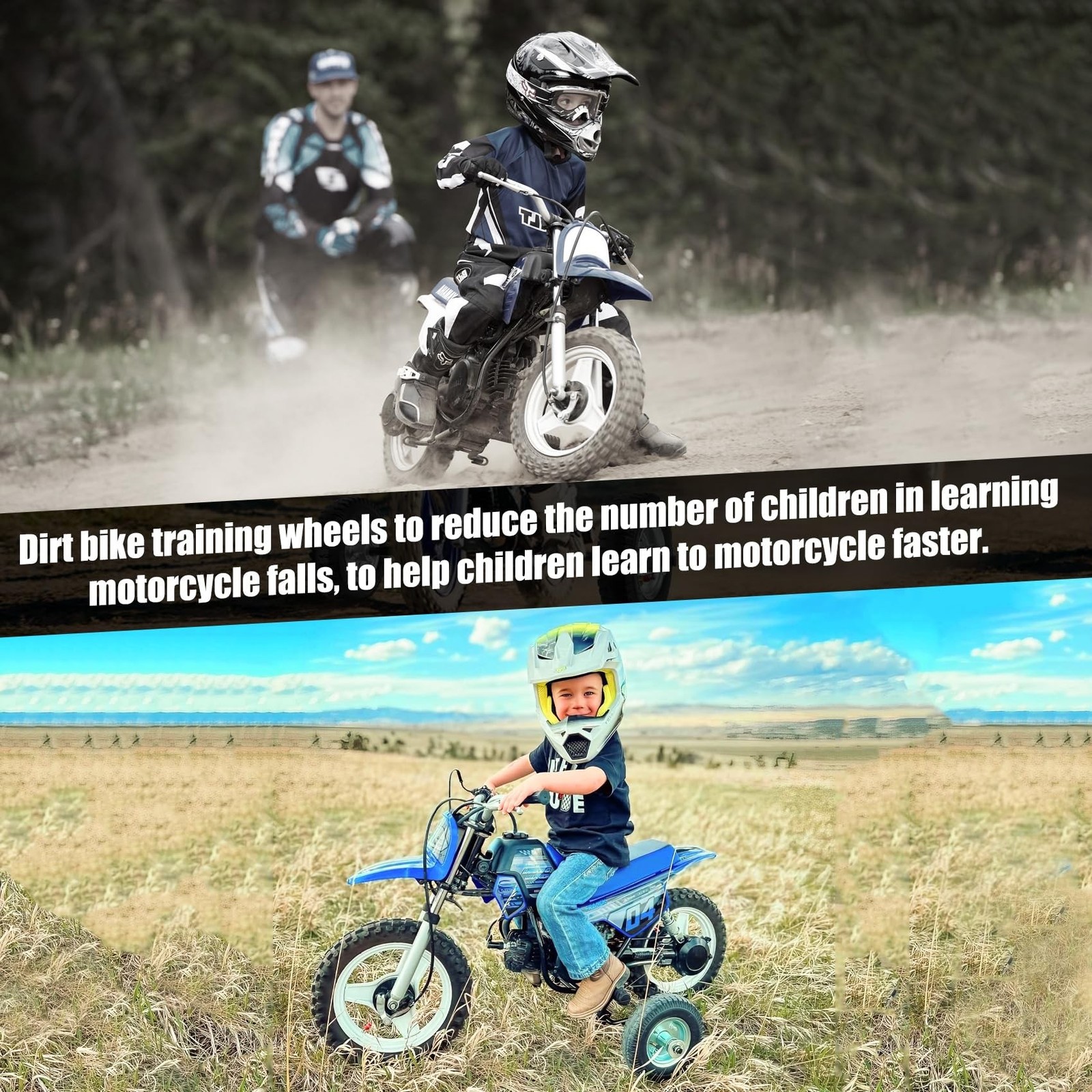 Dirt Bike Training Wheels for CRF50, PW50 & MX125 | Compatible with honda CRF…
