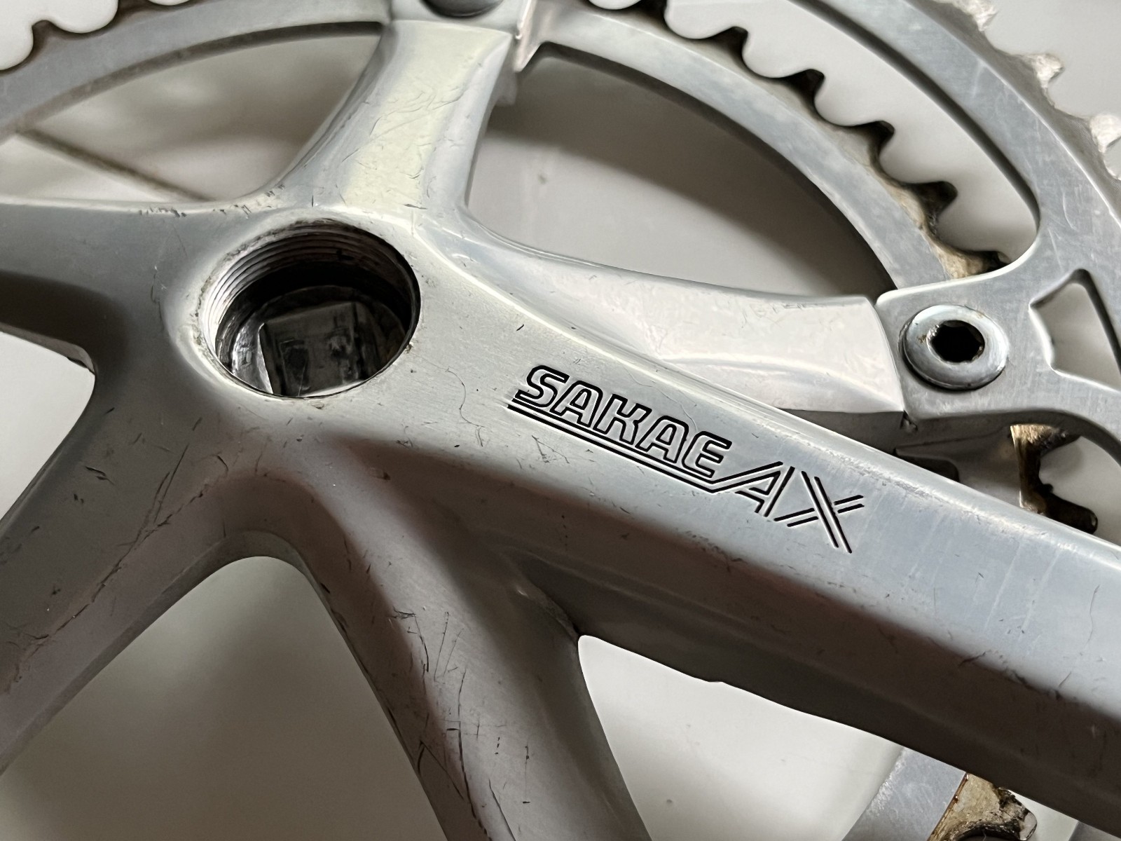 Sakae AX Crankset 170mm double 52/42 with SR pedals