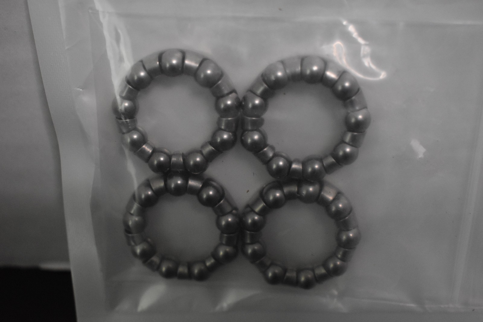 4pcs 1/4in x 9 Balls Bike Ball Crank Bearing, S S Bottom Brackets for mnt bike