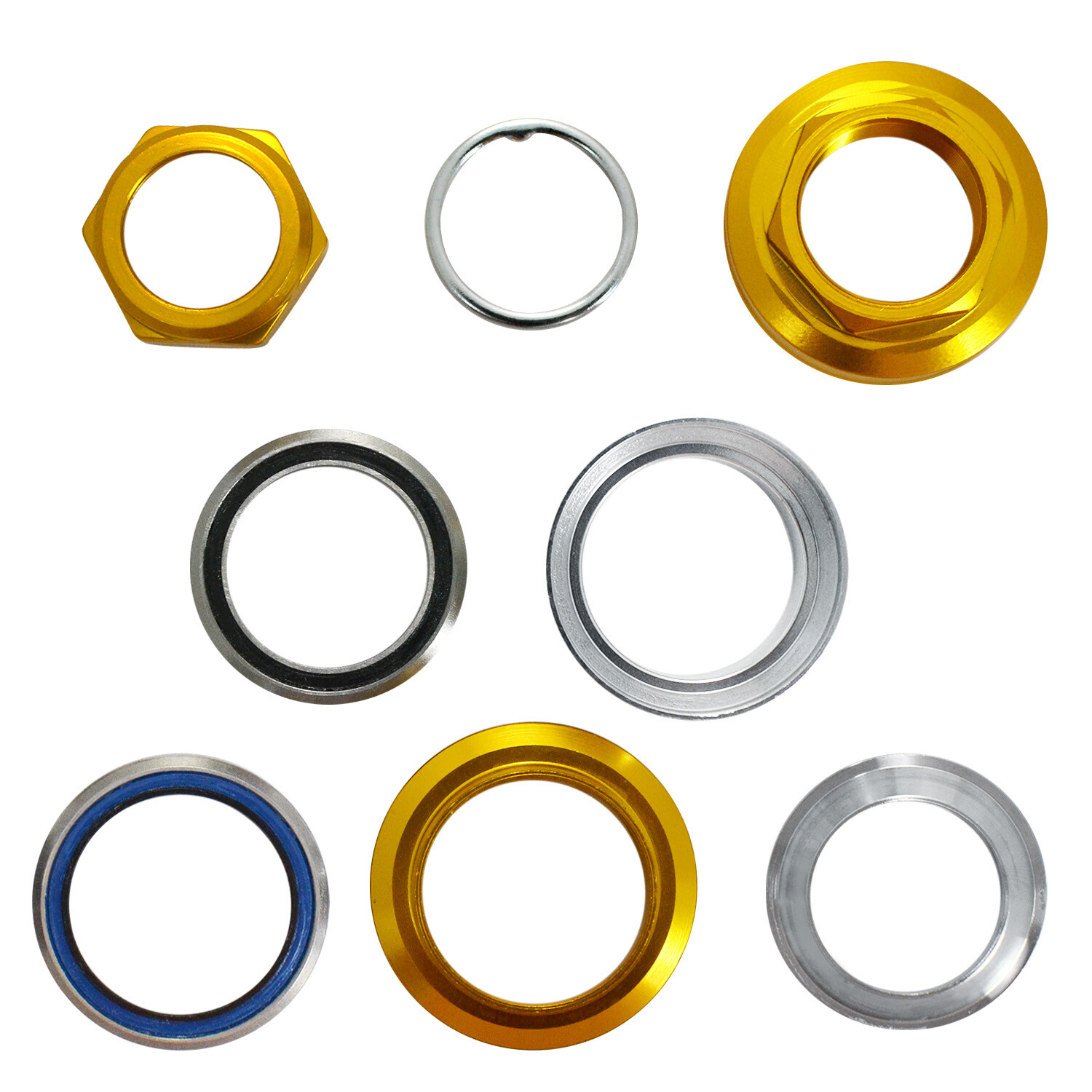 YST Old School BMX 1" Threaded Bike Headset 32.7 cups 26.4mm , Gold