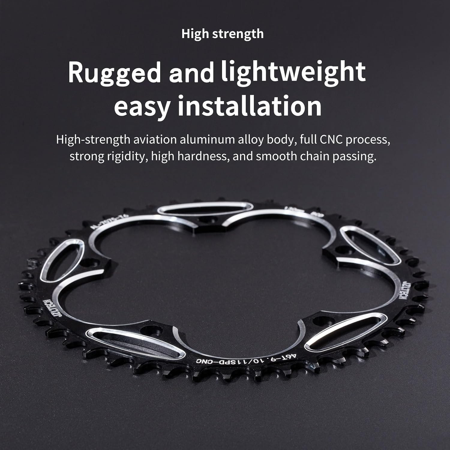 110 BCD Bike Chainring: 36T 38T 40T 42T 44T 46T 48T 50T 52T 54T 56T 58T Round Na