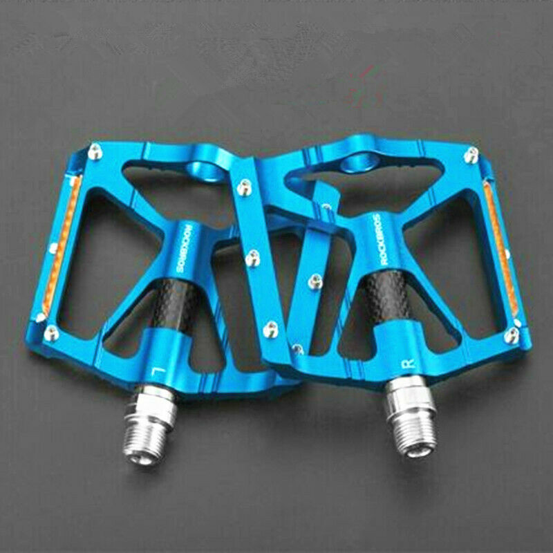 ROCKBROS Bike Pedals MTB Aluminum 9/16″ Sealed Bearing Platform Bicycle Pedals