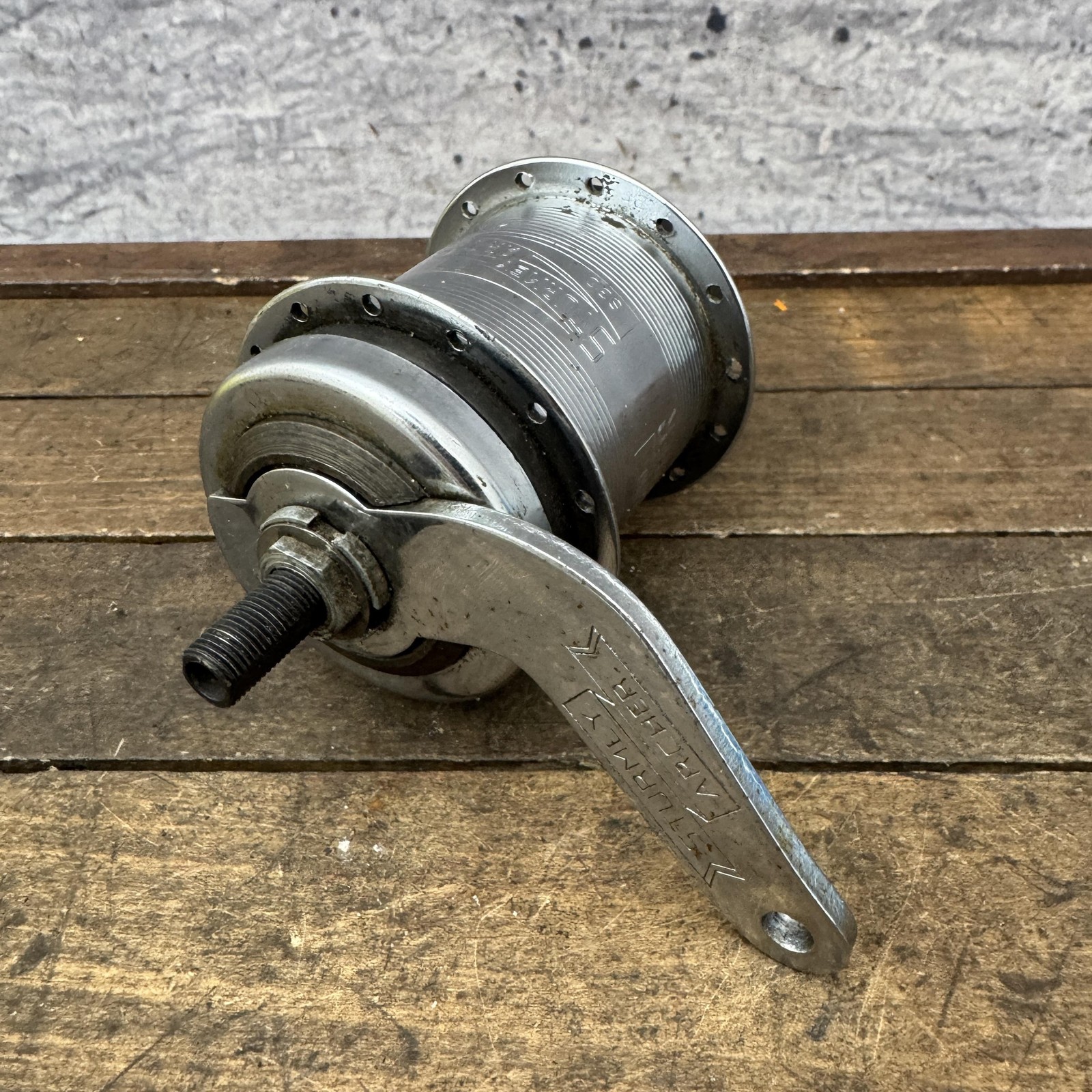 Vintage Sturmey Archer S3C 3 Speed Coaster Brake Rear Hub 28h 28 Bike Bicycle