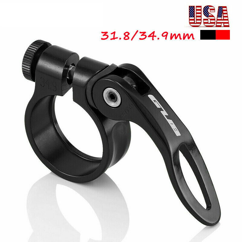 31.8/34.9mm MTB Road Bike Seatpost Clamp Quick Release Aluminium Alloy
