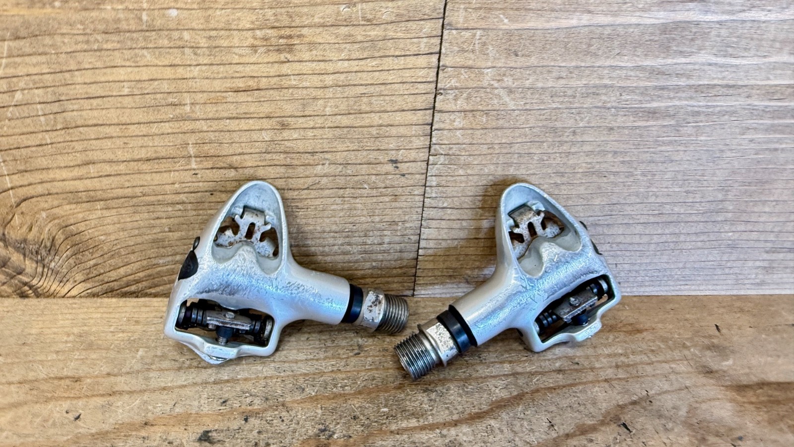 Ritchey Clipless Logic SPD Pedals Road Bike Silver Chrome (No Cleats)