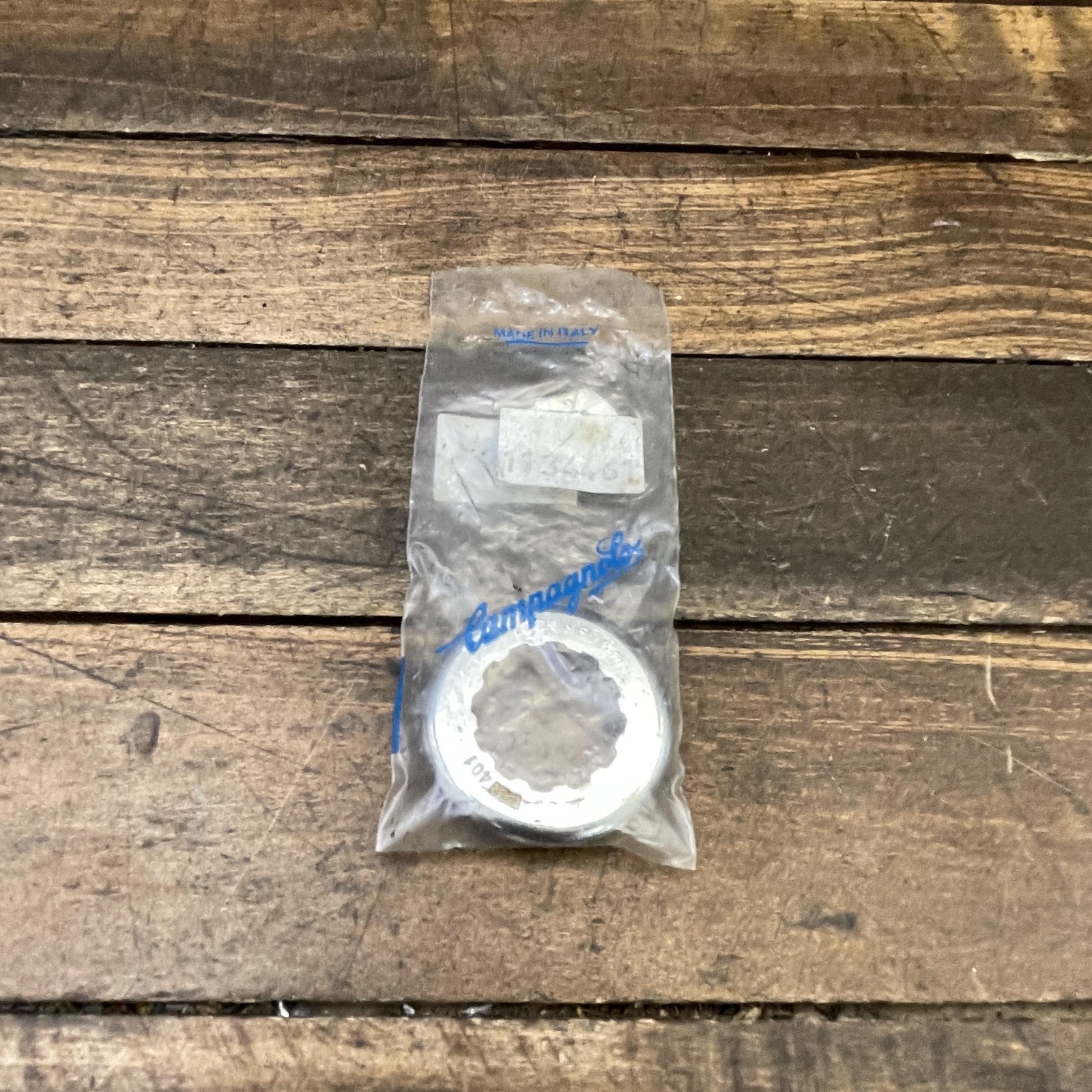 Campagnolo Cassette Lockring CS-401 Silver Steel Road Bike Italy NOS New