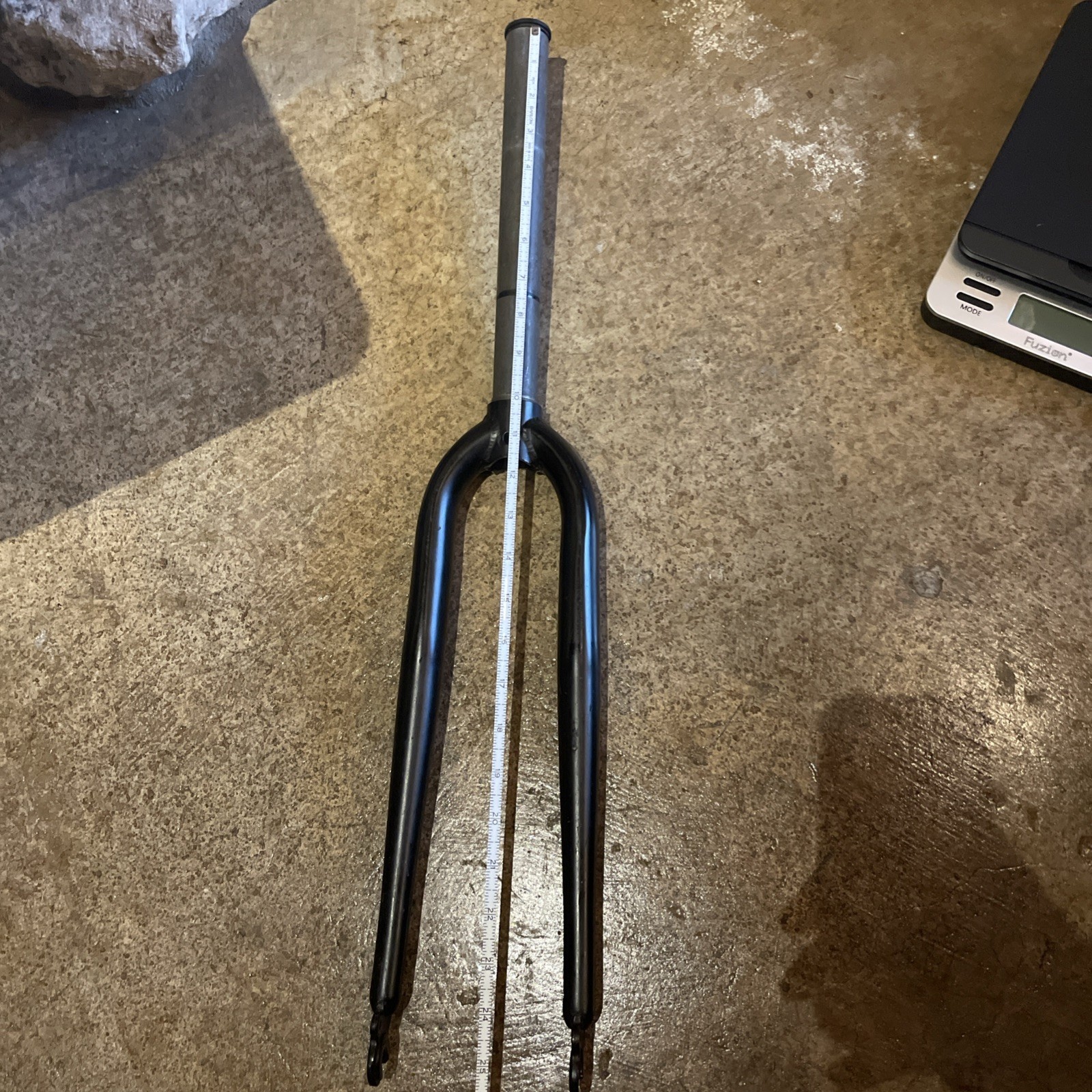 Eighth Inch Scrambler OEM Chromoly Steel 700c Front Fork 1-1/8 Inch Unthreaded