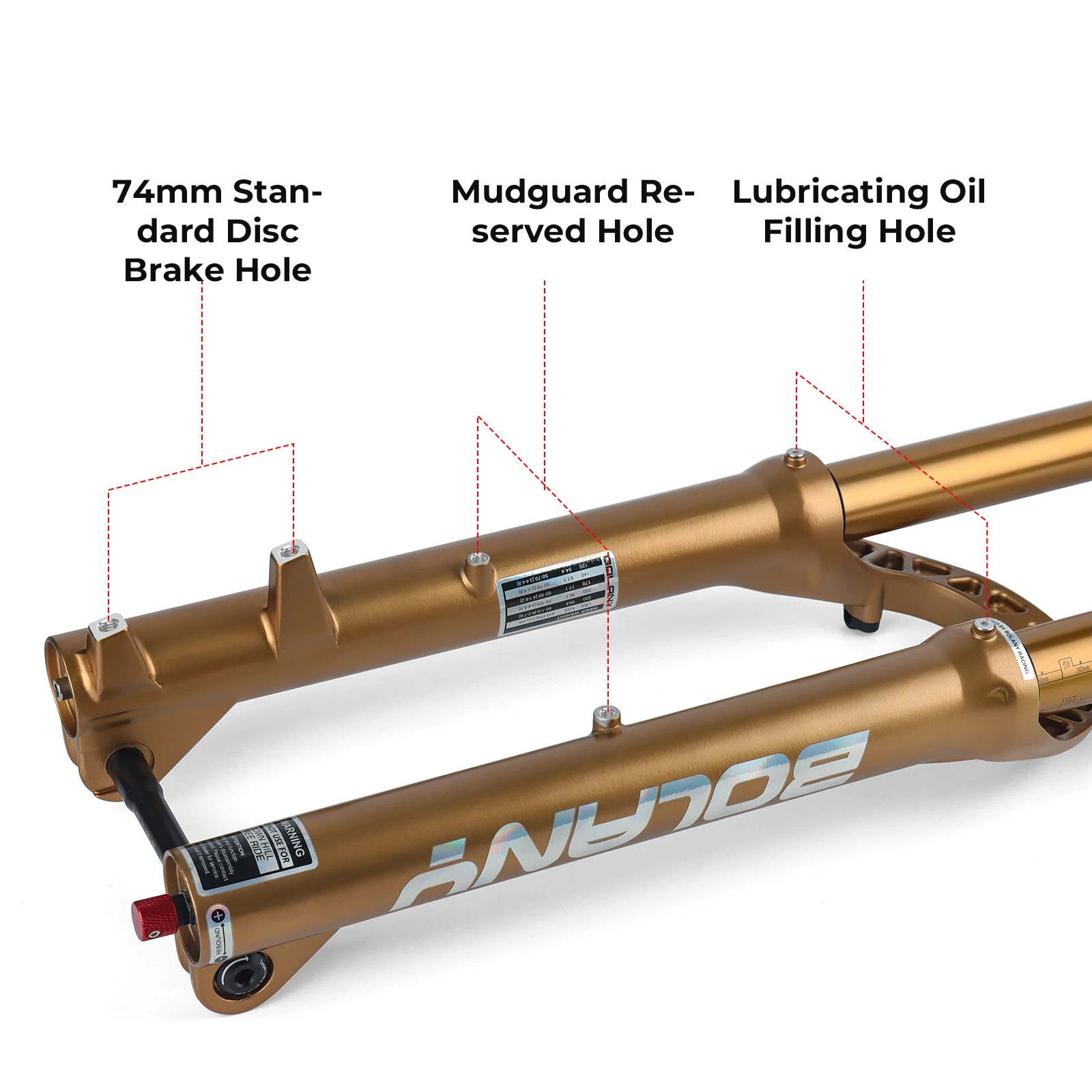 MTB Boost Air Suspension Fork 27.5/29Inch 160mm Travel Damping Adjustable Fork