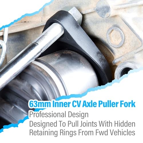 63mm Inner CV Axle Puller Removal Tool with Nut, Front Wheel Drive Axle 63cm