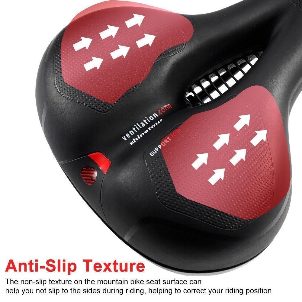 Bike Seat Comfort Bike Saddle Mountain Bike Soft Wide Bike Seat Cushion New