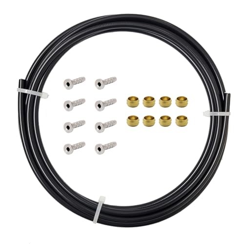 Hydraulic Disc Brake Hose Repair Kit 3 Meters Hose Olive Inset Compatible with