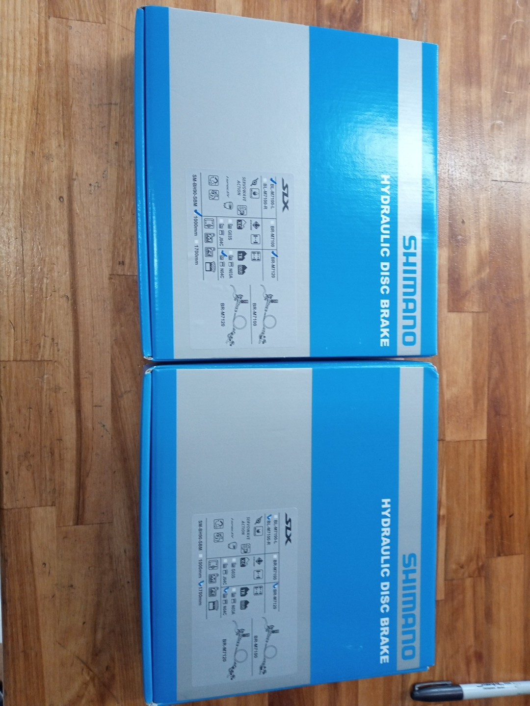 Shimano Deore SLX 4 Piston Hydraulic Disc Brake BL-M7100 BR-M7120 Front & Rear