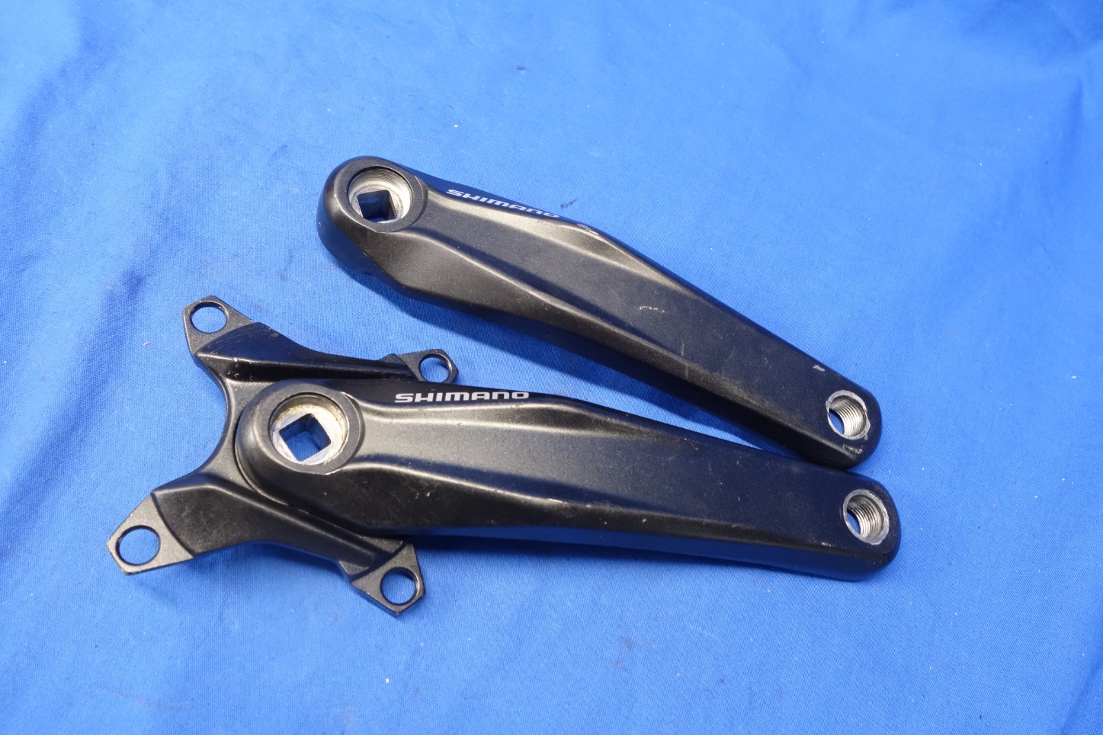 Shimano FC-M341 Crank Arms, 104/64mm BCD, 175mm, Square drive