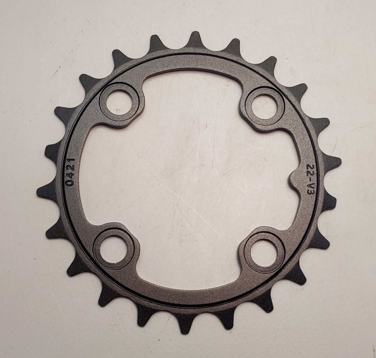 Truvativ SRAM MTB Chainring 22T V3 – 64mm BCD Black – Fit 3×9 Speed Crankset