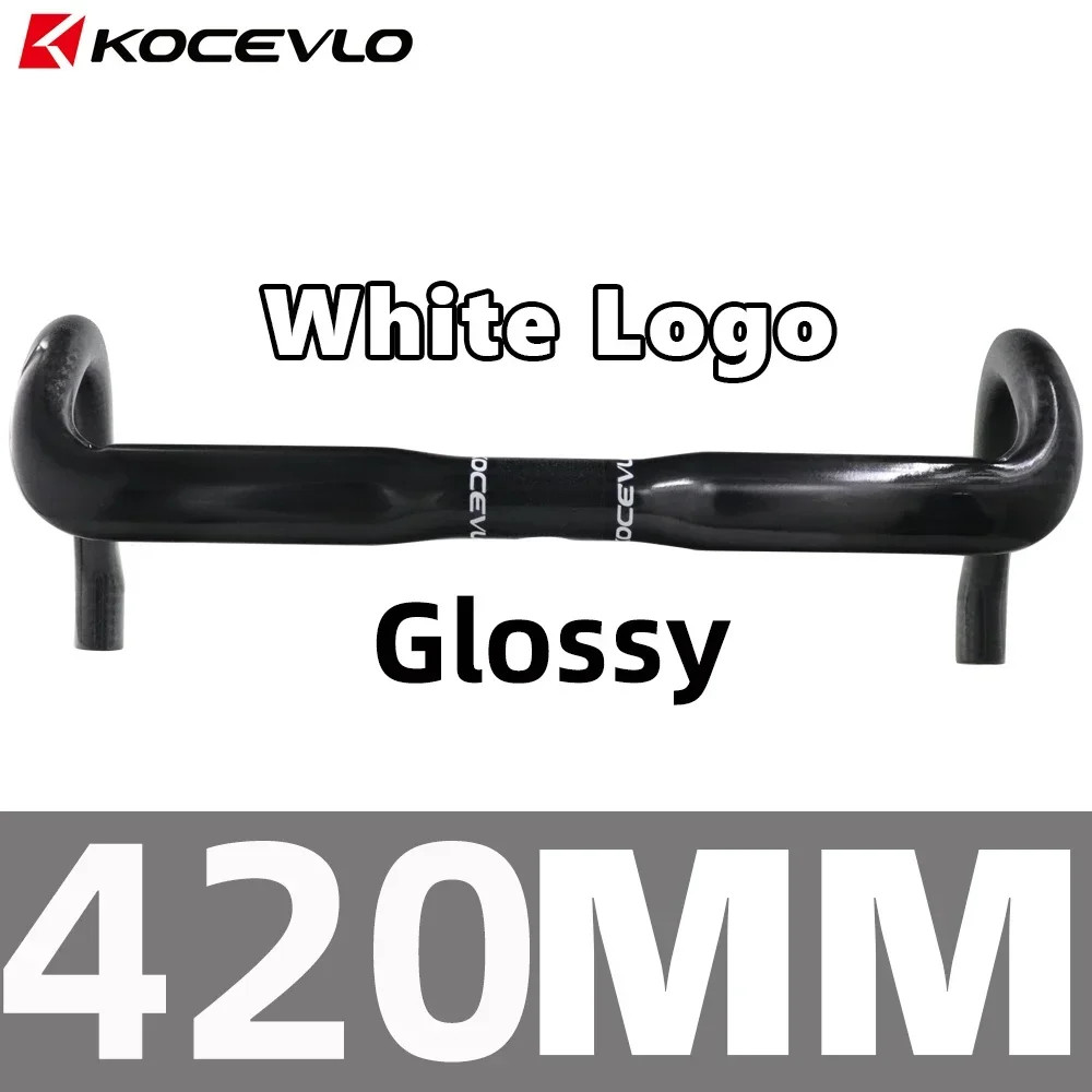 Gravel Road Bike Carbon Handlebar 31.8mm Bicycle Internal Cabling Bent Bar
