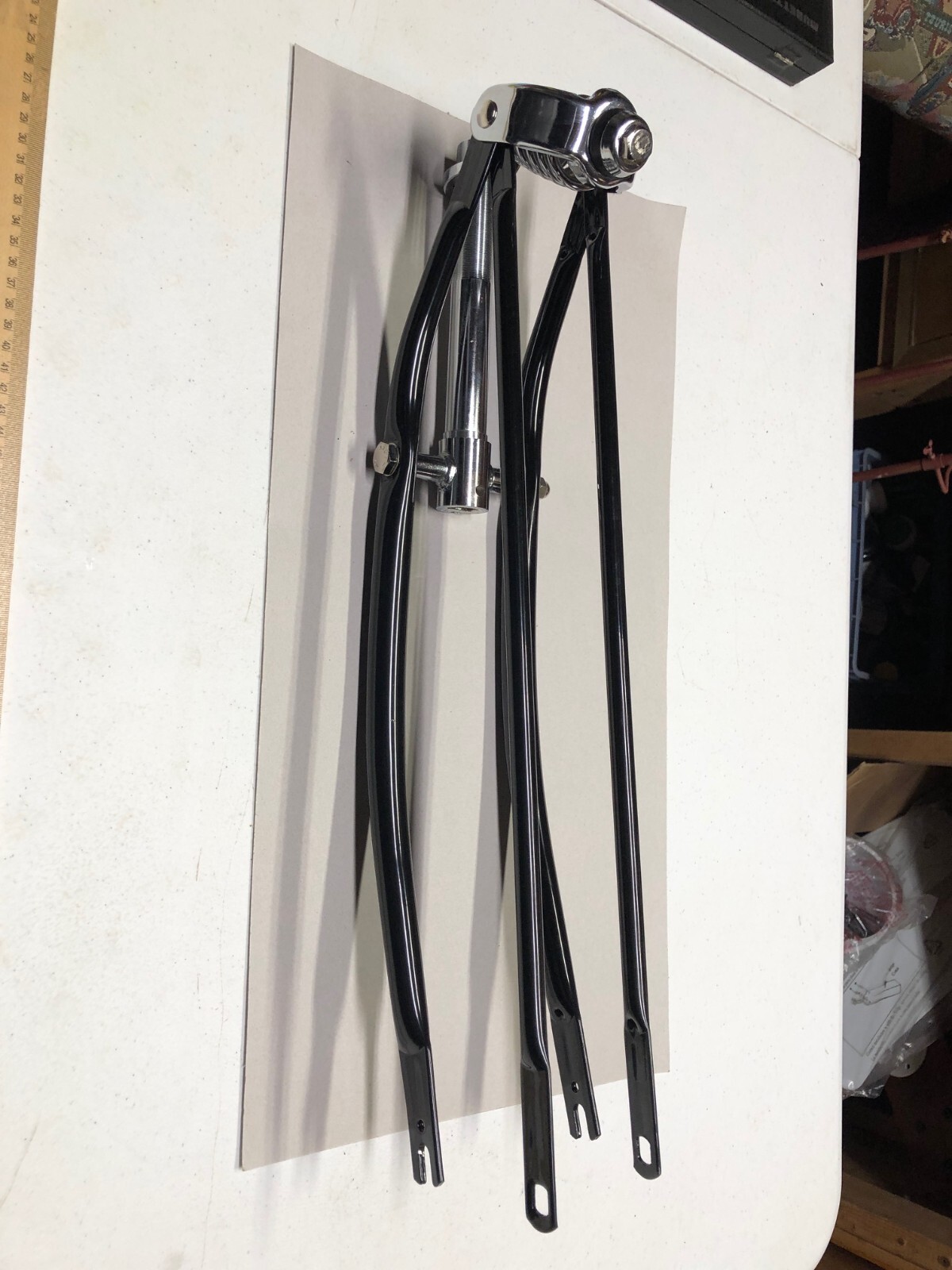 Springer Fork BICYCLE Schwinn BLACK & CHROME EXCELLENT bike fork for 26″ bikes