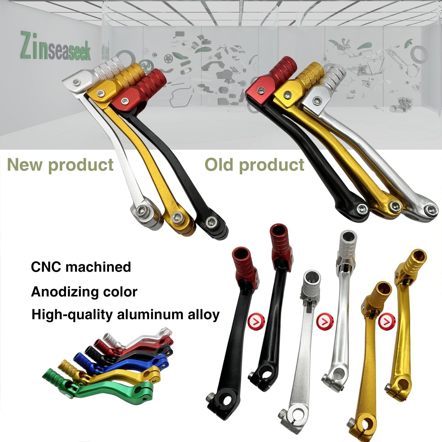 Gear Shifter 119mm 155mm Folding Shift Lever for Motorcycle Dirt Bike Apollin…