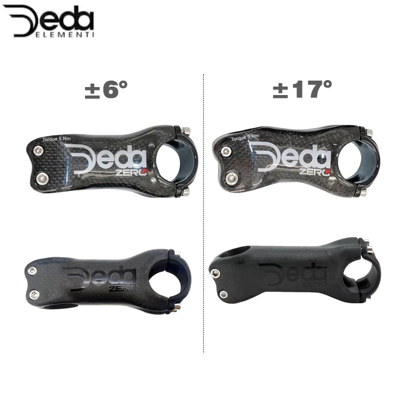 6 17 Angle Road Carbon Bicycle Stem 31.8*70-130mm Mountain Bike Carbon Stem