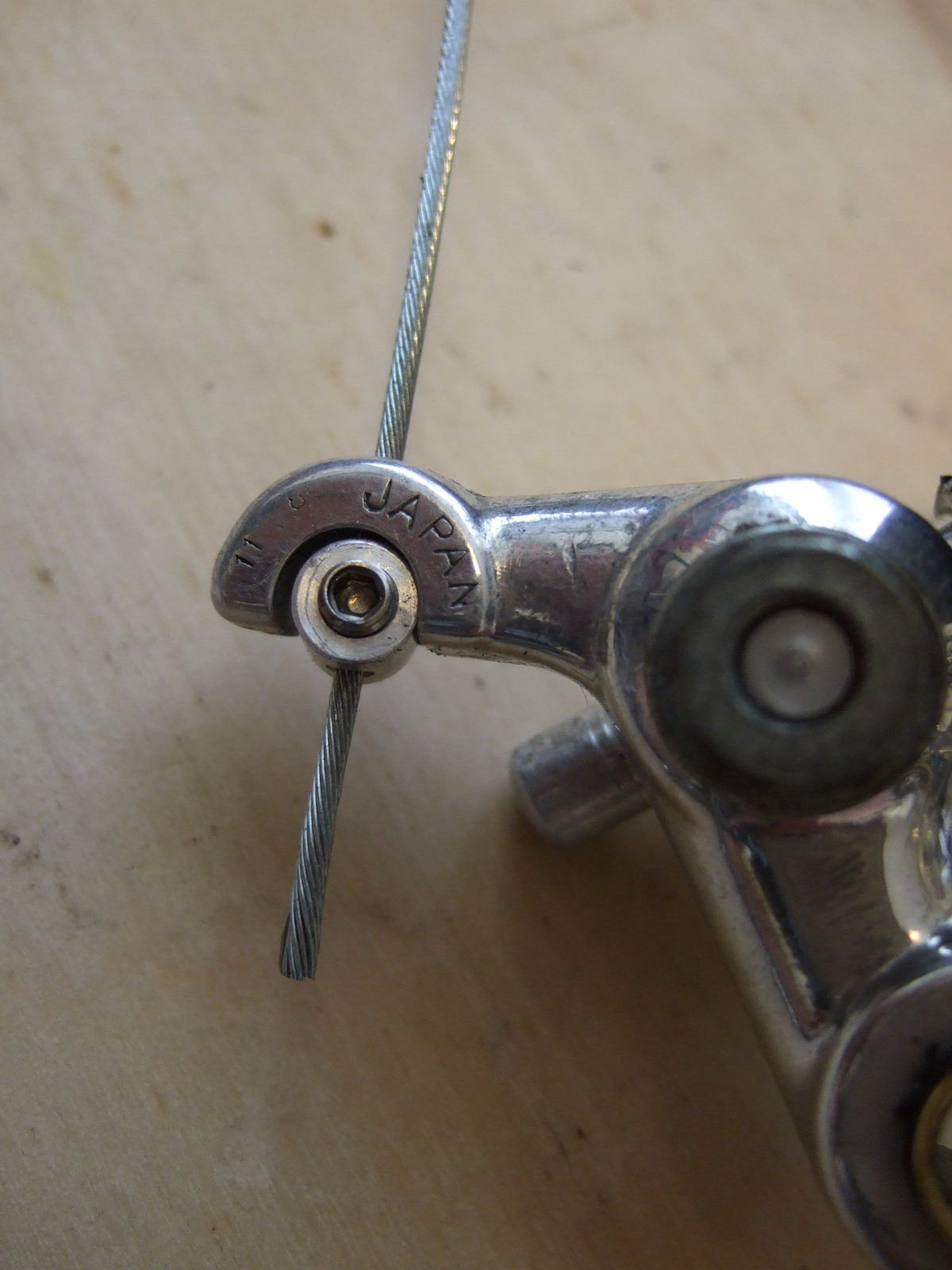 TWO brake straddle cable end clamp vintage Avid Grafton Knarp CNC Cantilever VRC