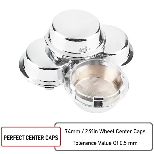4PCS 74mm Wheel Center Caps Compatible with Enkei RSV Wheels,OD: 2.91″(74 mm)