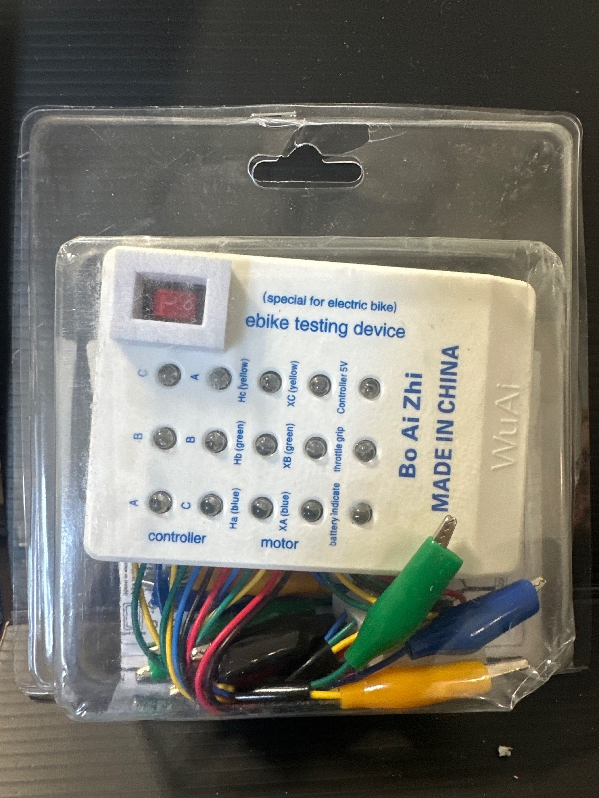 Brushless Motor Controller, 24V 36V 48V 60V 72V E-Bike Scooter Tester Quick Batt