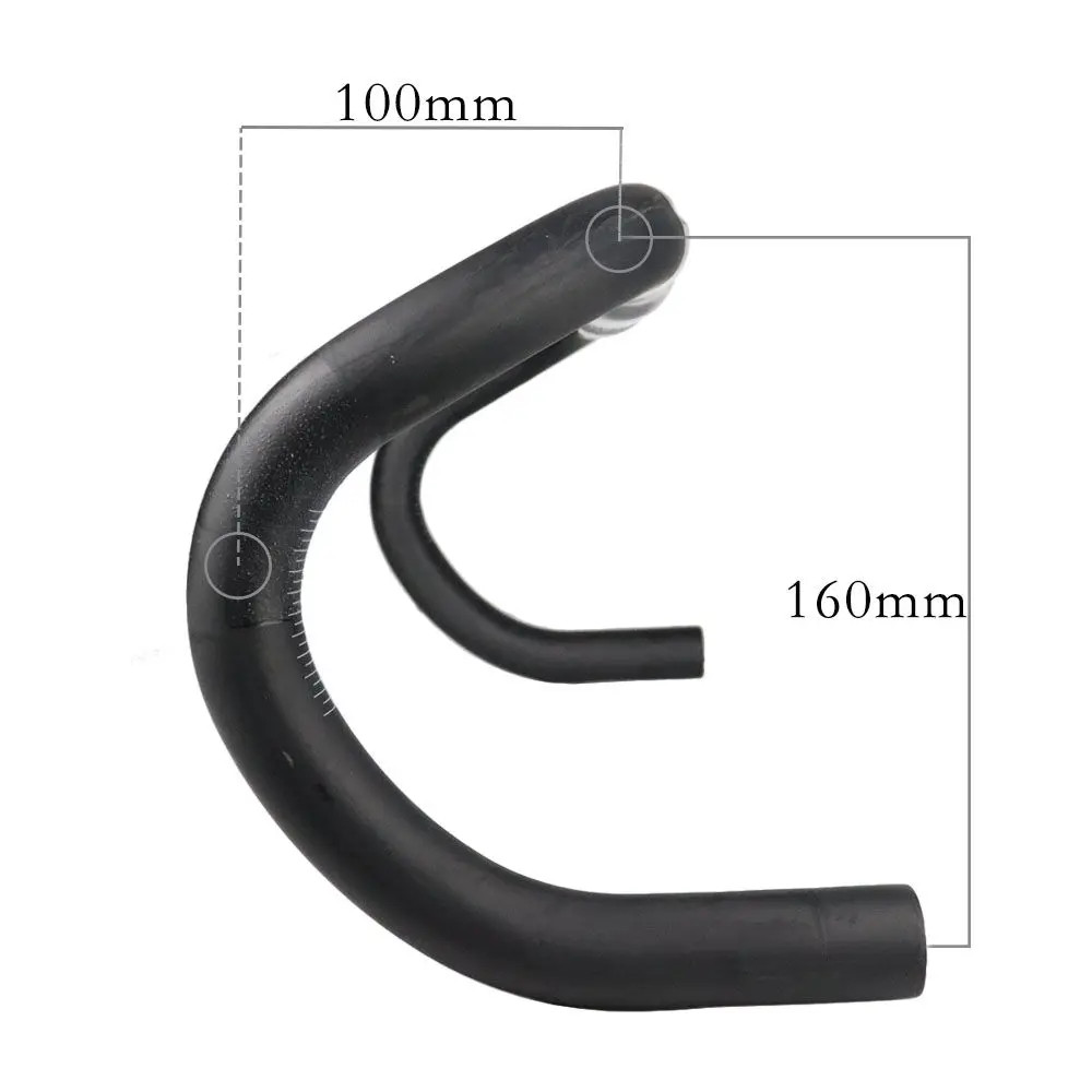 Carbon Fiber Drop Bar Road Bike Handlebar 31.8mm 400mm 420mm 440mm 3K Glossy
