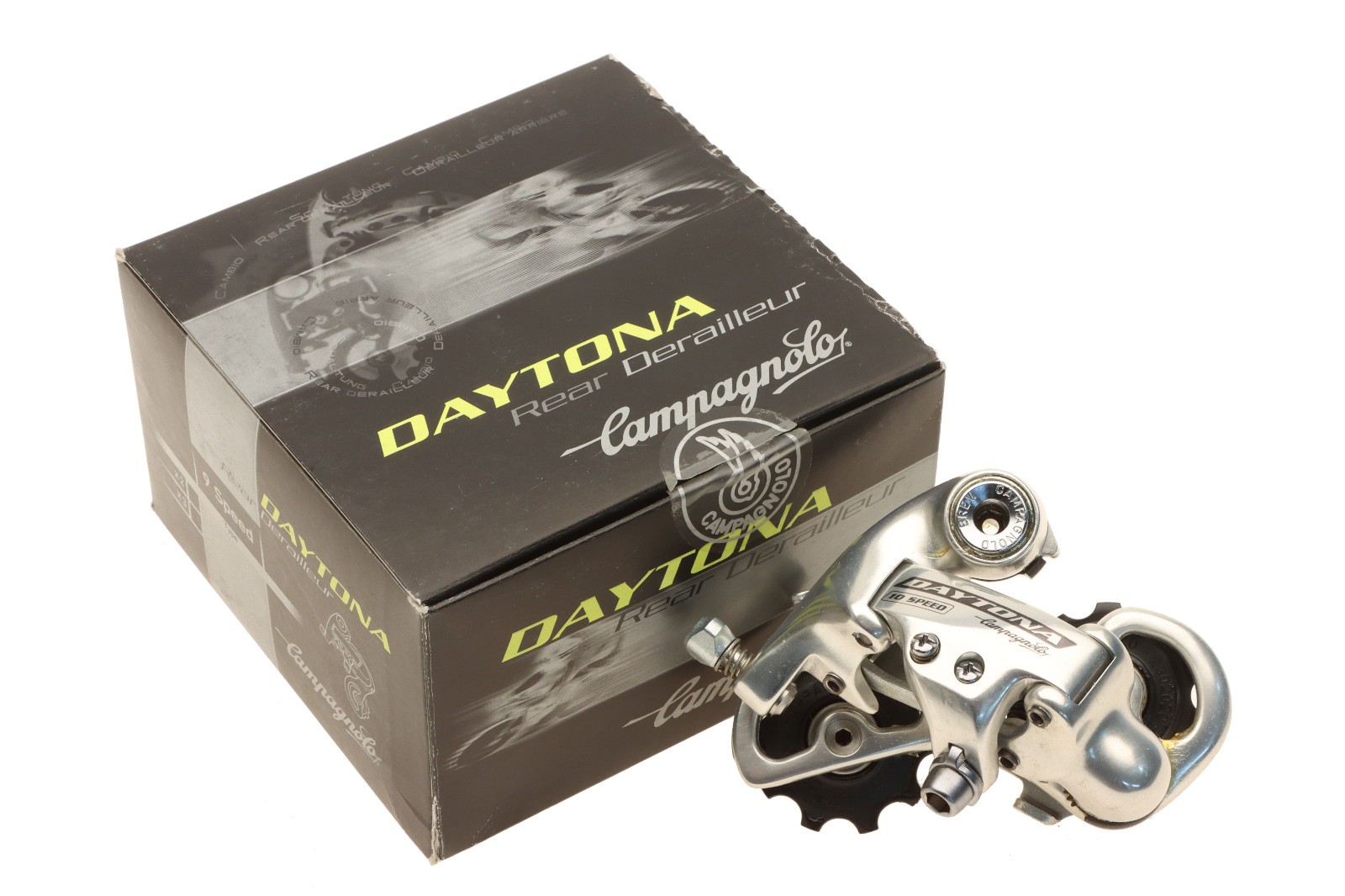Campagnolo Daytona Rear Derailleur 10 Speed Short Cage Silver RD01-DA210 NOS NEW