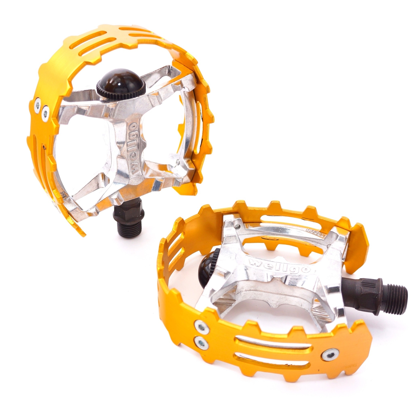 Wellgo BMX MTB XC-II bear trap Bicycle Bike pedals 9/16″ Old school Vintage Bike