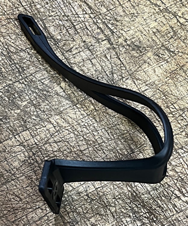 Cat Eye Toe Clips BLACK NOS Vintage For Road Bike Pedals Clip TC-110M NEW MEDIUM