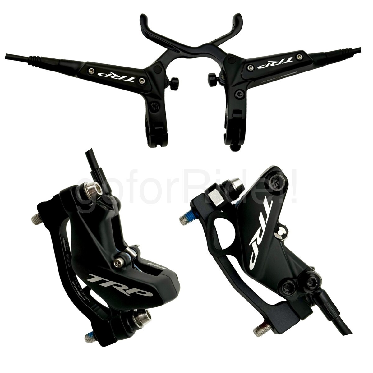 4Piston TRP DH-R EVO Hydraulic Disc Brake Set HD-M846 F&R 900/1650mm Post Mount