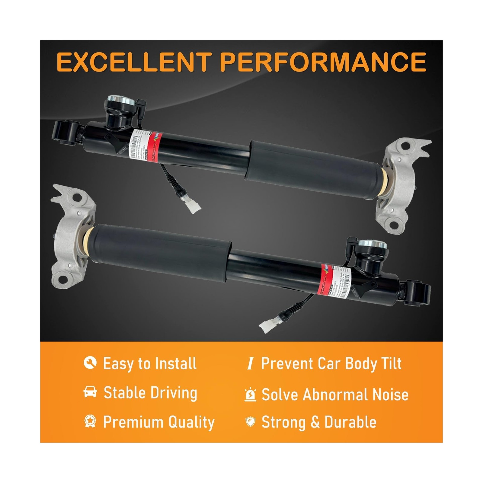 Pair Rear Shocks Absorber Struts w/Electronic Damping for Buick Regal GS 2012…