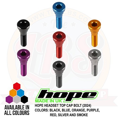 Hope Headset Top Cap Bolt TOPBOLT 2024 New Style – All Colors – Brand New