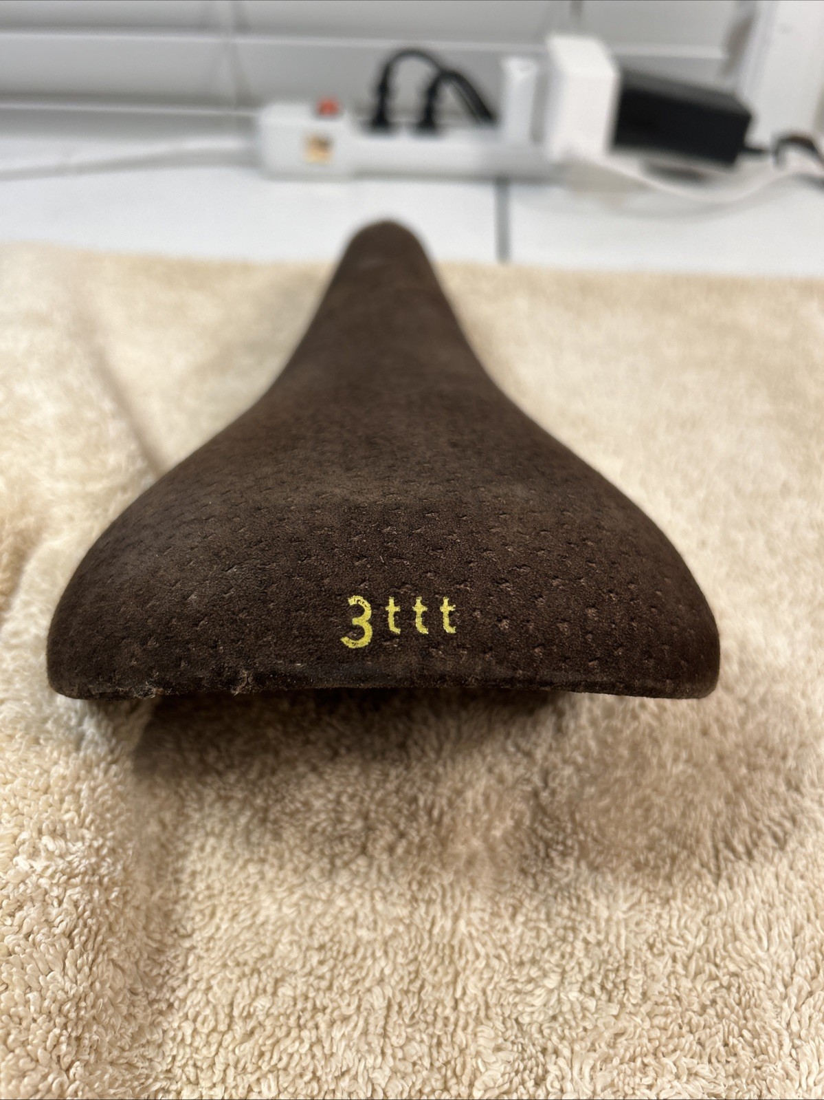 3TTT Criterium 78 Brown Suede Padded Saddle Road Bike NOS Vintage 70s