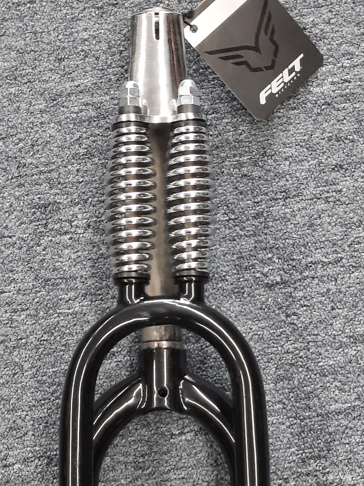 New Felt Bicycle Abraham Linkage Springer Cruiser Fork 26 inch 1 1/8 Steer Rare