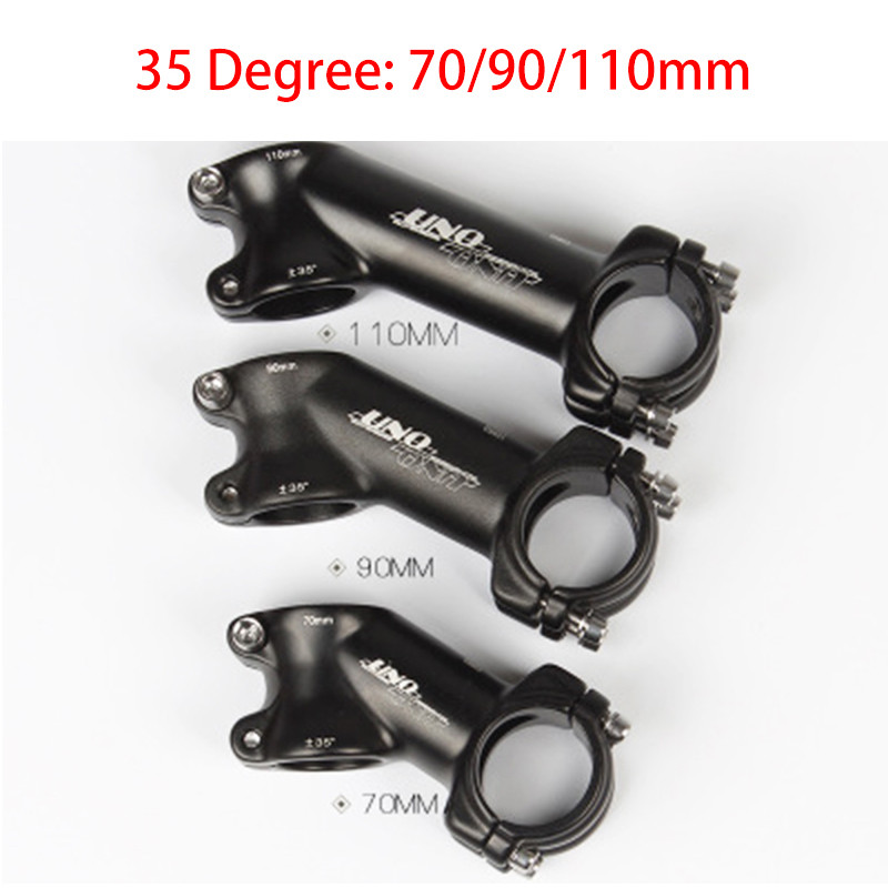 31.8mm Bike Stem ±7/17/35°UNO Al Alloy MTB Road Bike handlebar bar Stem 60-130mm