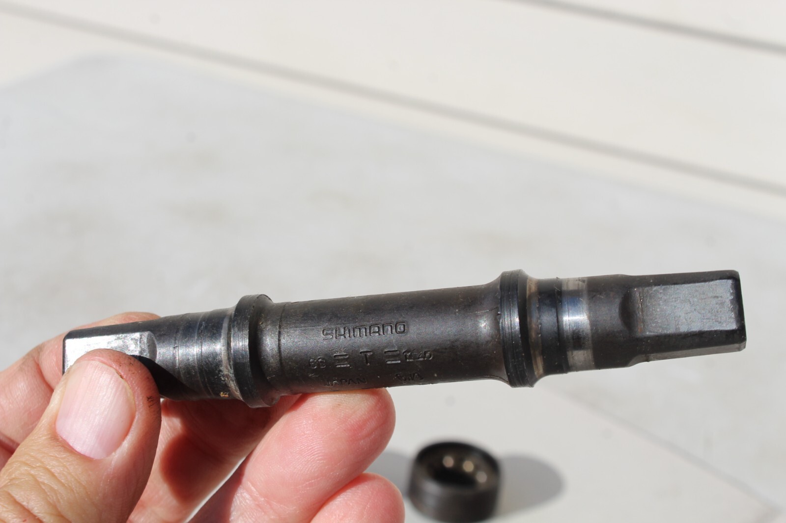 MTB bottom bracket Shimano D-3NL VIA Japan CroMo BSA 122.5 mm 1.37