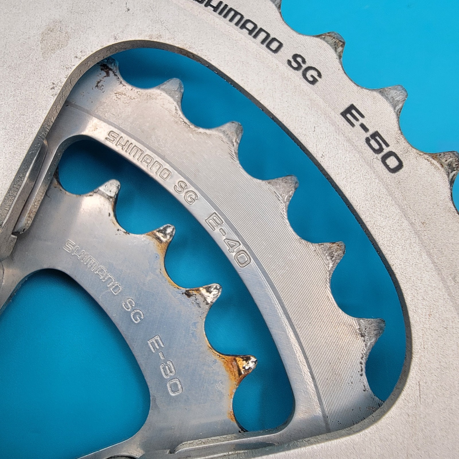 Shimano Exage 500 CX Square Taper Crankset 175mm 50/40/30t 110/74BCD FC-M500 e4