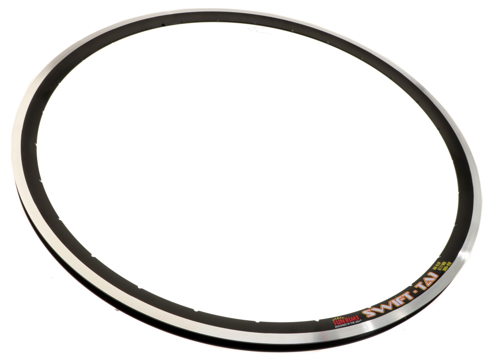 Sun Ringle Swift-TA1 Aero Road Bike Rim 700c MSW 28H Black Alloy NEW NOS