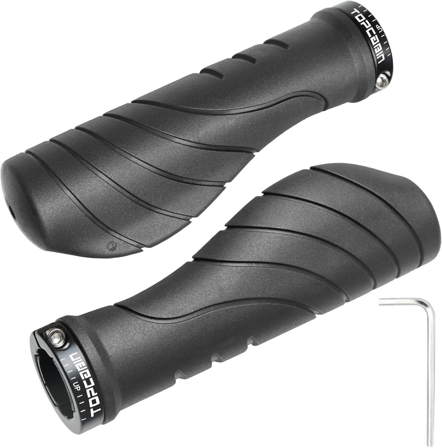 Aluminum Lock-on Ergonomic Bicycles Handlebar Grips for Mountain MTB BMX Bicycle