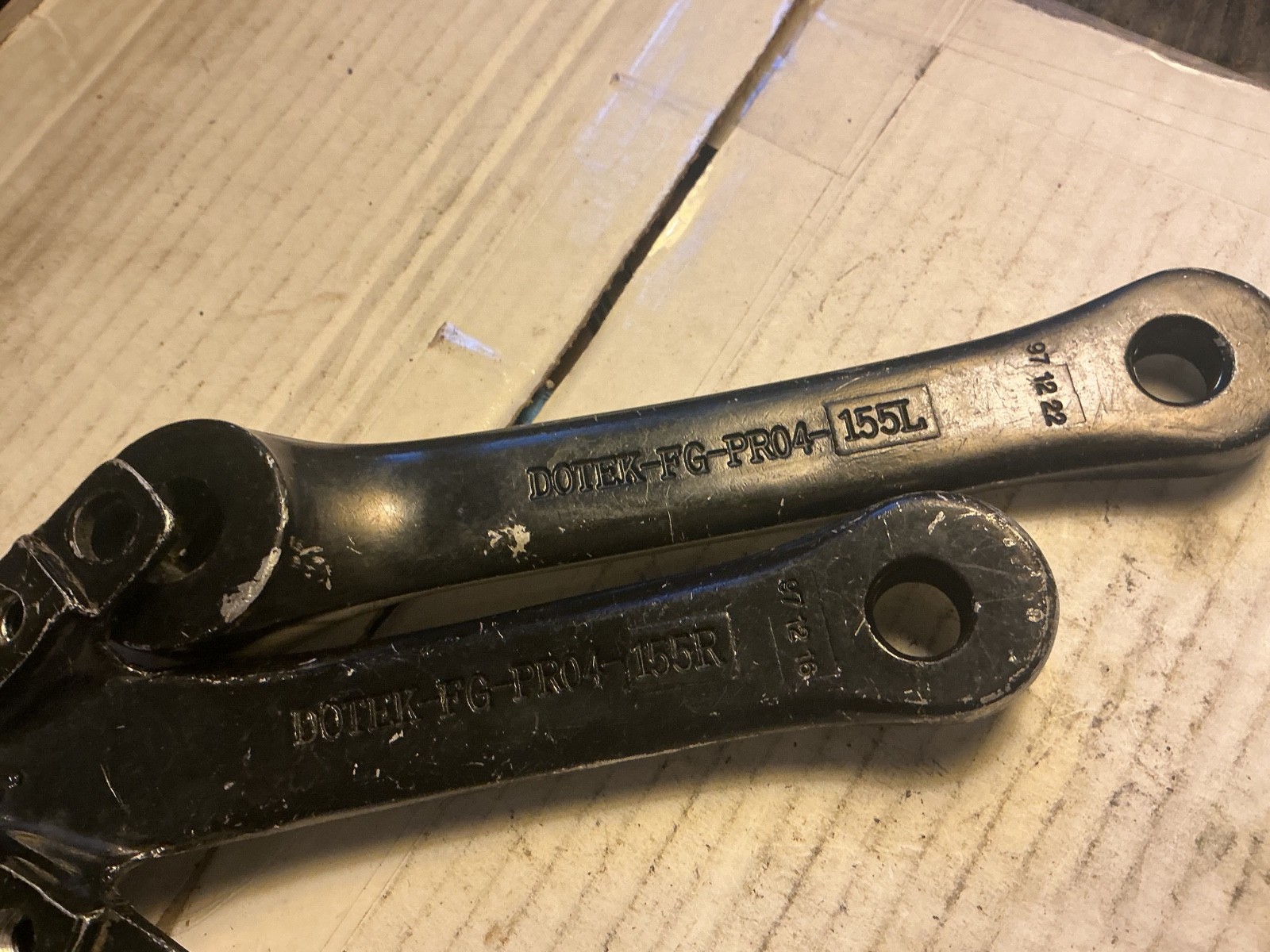 DOTEK BMX/MTB crankarm pair 155mm