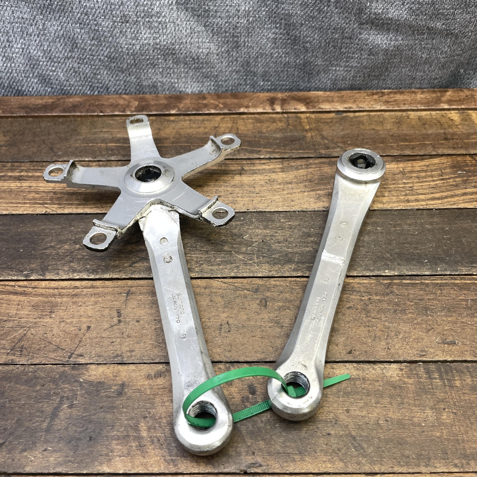 Vintage Shimano 600 Arabesque Crank Set 170mm 130 BCD Old School BMX Cranks