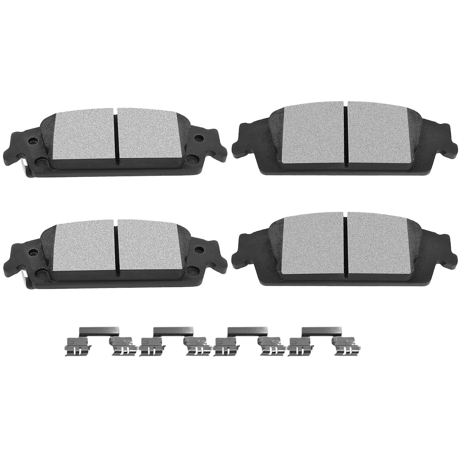 SCITOO D1056 Ceramic Brake Pads for Chrysler Dodge 2005-2019