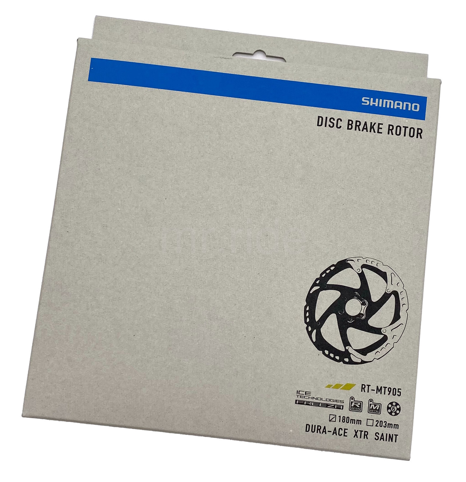 NEW Shimano RT-MT905 6-Bolt Bike Disc Brake Rotor 180mm, ICE TECH FREEZA